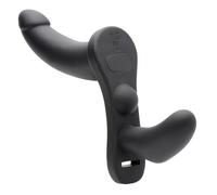 STRAP U Double Take Double Gode Vibrant Coincé Noir 1 Unité