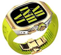 STRAPE DE FLUORORUBBER DE FLUORORUBBER TITANIUM Premium ， pour Ultra 8 49mm ， Band de montre en caoutchouc et kit de mod de fermoir en acier inoxydable ， pour les hommes Womber Watch Band Remplacer