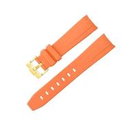 STRAPE DE MONTRE DE 21 mm de 21 mm ajustement pour Rolex Fit pour Deepsea Fit pour Omega Watch AT150 Seamaster 007 Arc End Men Men de montée en manivelle (Couleur: Royal-Rosegold, taille: 20 mm)