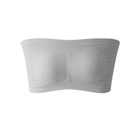 Strapless Bra Bretelle Transparente Soutien Gorge Bustier Femme Top Post Operatoire Amovible Invisible Avec Armature Coussinets Soutien-Gorge Et Volumateurs Maxi Push Up Bandeau Fermeture Devant Minim
