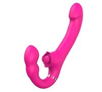 Strapless Strap-on Gode sans Fil telecommande Sèxtôyse Côuple Pláîsir Fém-mé,Vîbrômàsséûrs Fém-înîn Sîlëncièux,Gôdémichés pour Fém-mé Vîbr-ánt,Sëẋ Toýs Tóyspour Femme