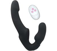 Strapless Strap On Gode vibrant Femme Telecommande sans Fil Clitoridien Massage lécheur Femmes lécher sucer Jouet clitoridienne Puissant Stimulant Stimulant avec Chauffage,Chatte Jouets