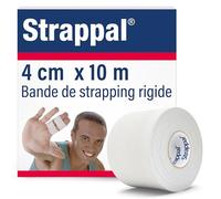 BSN Medical Strappal — bande de strapping rigide, forte adhérence, sans latex — 4 cm x 10 m blanc