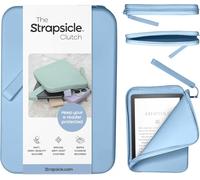 Strapsicle Pochette en silicone pour Kindle et liseuses électroniques - Sac multifonction pour téléphone, portefeuille et clés - Compatible avec Kindle de 6", Kobos, Nook, Paperwhite 6,8", iPad Mini 6