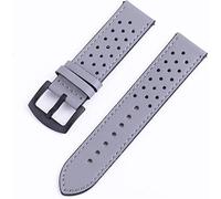 STRAPTES DE MONTRE 18 mm 20 mm 22 mm 24 mm Pu Strap Watchband Ajustement pour compatible avec Samsung Galaxy Active 2 Gear S3 S2 Bracelet Band Ajustement compatible avec Huawei Watch GT 2 (Couleur du
