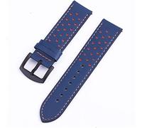STRAPTES DE MONTRE 18 mm 20 mm 22 mm 24 mm Pu Strap Watchband Ajustement pour compatible avec Samsung Galaxy Active 2 Gear S3 S2 Bracelet Band Ajustement compatible avec Huawei Watch GT 2 (Couleur du