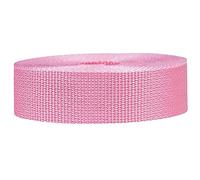 Strapworks Sangle légère en polypropylène - Sangle en polyéthylène pour réparation d'équipement de Bricolage en extérieur, Colliers pour Animaux de Compagnie, travaux manuels - 3,8 cm x 9,1 m - Rose