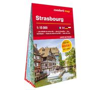 Strasbourg 1/15.000 (carte laminée format poche - plan de ville)