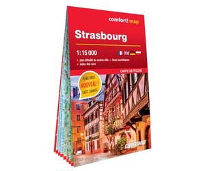 Strasbourg 1/15.000 (carte laminée format poche - plan de ville)