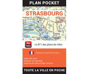 Strasbourg, Bas-Rhin - Plan de ville "pocket" | Blay Foldex