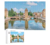 Strasbourg City, Puzzle en Bois pour Adultes, 300 PCS