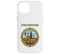 Strasbourg France Paysage urbain Pont victorien Cadre Art Coque pour iPhone 14 Plus