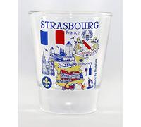 Strasbourg France - Verre à shot Collection Great French Cities