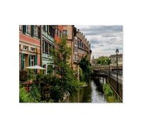 Strasbourg - La Petite France，Puzzle 1000 Pièces en Papier Divertissement Puzzles Jouets Très Difficile Adulte Et Adolescent Casual Jigsaw Puzzle Puzzle（38x26cm）-AR16
