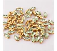 Strass à coudre avec pince en laiton doré pour travaux d'aiguille, couture, vêtements, chaussures, pierres acryliques