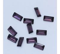 Strass à coudre, Couleurs Rectangle Point Dos Feuille Pierre de Verre Facettes(Purple,3x7mm 20pcs)