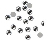 Strass à dos plat en cristal blanc, fixation froid, non thermocollants, for décoration d'ongles, nail art, DIY(101 Crystal,1.4mm SS4 1440pcs)