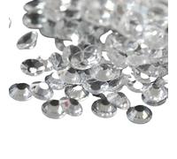Strass à dos plat en cristal, Strass multicolores non thermocollants, de différentes tailles, en verre cristal AB, 288 pièces for nail art(Tran Clear,SS40-144pcs)