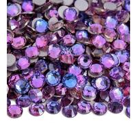 Strass à dos plat en cristal, Strass violets SS3-SS30 non thermocollants for nail art(Dream Lavender,SS4-1440pcs)