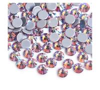 Strass à fixation thermocollante à dos plat, Strass thermocollants, 30 couleurs, SS6-SS40, dos plat, verre cristal(Light Amethyst AB,Ss6 1440pcs)