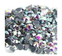 Strass à fixation thermocollante à dos plat, Strass thermocollants, 30 couleurs, SS6-SS40, dos plat, verre cristal(Crystal AB,Ss20 1440pcs)