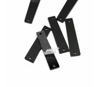 Strass acryliques rectangulaires à dos plat, à coudre, miroir, pour vêtements, costumes, 9 x 36 mm, 30 pièces