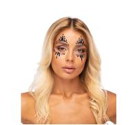 Strass adhésifs pour visage arlequine du mal