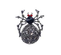 Strass Araignée Halloween Broche Bavoir Pin Dainty Crystal Animal Pins Clip Pull Chapeau Robe Sac À Dos Festival Fête Accessoires Épinglettes Bijoux Vintage pour Femmes Filles, Piccolo, Métal