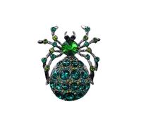 Strass Araignée Halloween Broche Bavoir Pin Dainty Crystal Animal Pins Clip Pull Chapeau Robe Sac À Dos Festival Fête Accessoires Épinglettes Bijoux Vintage pour Femmes Filles, Piccolo, Métal