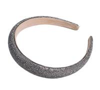 Strass Bandeaux Bandeau strass brillant, accessoires cheveux for femmes(Gray)