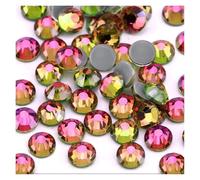 Strass Chauds Strass thermocollants multicolores AB SS6-SS30, super paillettes, à repasser, for nail art, tissu et vêtement(Rainbow,SS6-SS30 Mix 1200pcs)