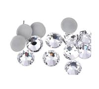 strass cristaux à dos plat, Strass Hotfix Crystal Clear AB Flatback Iron On Stones Hot Fixs(Crystal clear,SS8-1440Pcs)