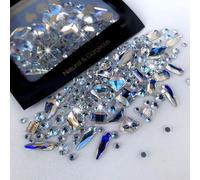 Strass décoratifs à fond plat pour mettre en valeur votre manucure avec différentes formes et styles