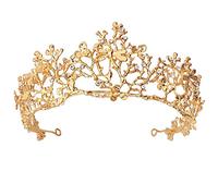 Strass Diadème,Strass Mariage Anniversaire Tiara,Tiara Cristal Couronne,Utilisé Pour Les Mariages, Les Soirées Dansantes,Banquets,Coiffures De Mariée,Accessoires Pour Cheveux De Mariée