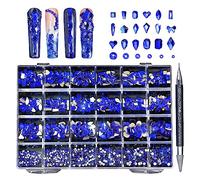 Strass en cristal de forme mélangée avec strass 3D à dos plat avec stylo pour décoration artistique en cristal
