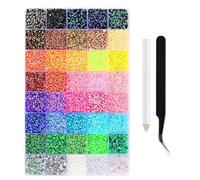 Strass en gelée de résine | Projet de fabrication d'artisanat - Pierres précieuses multicolores | Pour manucure, visage, maquillage, vêtements, téléphones, chaussures, bouteilles, tissus
