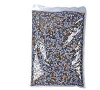 Strass en verre Lot de 14400 strass thermocollants multicolores SS6-SS20(Lt colo Topaz,SS8-14400pcs)