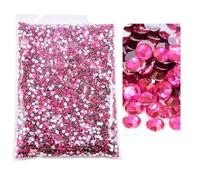 Strass en verre Strass en résine non thermocollants multicolores, plusieurs tailles, paquet en vrac(17,3mm SS10-20000)