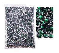 Strass en verre Strass en résine non thermocollants multicolores, plusieurs tailles, paquet en vrac(8,2mm SS6-50000)