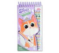 Stéphanie Alastra – Strass et coloriages chatons – 300 strass – Relié