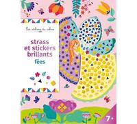 Strass et stickers brillants fées - pochette avec accessoires