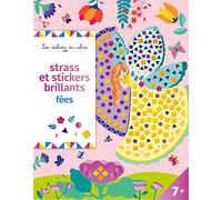 Strass et stickers brillants fées - pochette avec accessoires