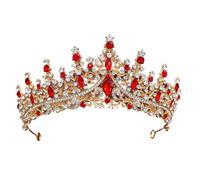 Strass European Bridal Crown - Princess Dress & Photography Headband Accessory, One Size, Bois d'agar, Aucune pierre précieuse.