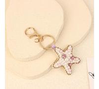 Strass Homard Pendentif Perlé Jolie Cousu À La Main Sac Charmes Coquilles De Crabe Tortue Suspendus Corde Patchs Applique Sac Lanière