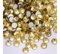 Strass Hotfix à dos plat pour nail art, Strass non correcteurs for robe Nail Art multicolore SS3-SS34 1440 pièces(Jonquil,SS6-1440pcs)