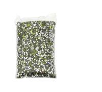 Strass Hotfix Gros paquet de strass thermocollants en résine, strass non thermocollants, cristaux plats, paillettes, pierres for ongles(Olive green,PCS_3MM 10000PCS)