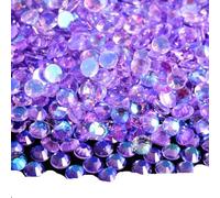 Strass Hotfix Strass à paillettes Non correcteurs, en cristal, diamant, breloques for ongles, décorations for Nail Art(Lt. violet Aurora,SS3-1440pcs)
