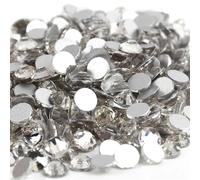 Strass hotfix Strass AB en cristal Super pailleté Non correcteurs, tissu à coudre for vêtements, décorations strass for Nail Art pour Bricolage(Crystal Clear,Ss50 144pcs)