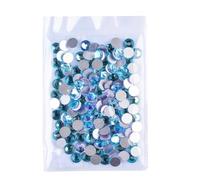 Strass hotfix Strass en cristal AB à paillettes, verre Non correcteurs, diamant dos plat, décorations for Nail Art pour Bricolage(Dream Aqua.,SS40-144pcs)
