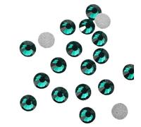Strass Hotfix Strass en cristal de fixation à dos plat, non thermocollants, for sacs, vêtements, nail art, DIY(114 Emerald,3mm SS10 1440pcs)